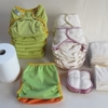 lot mixte évolutif couches lavables coton bio